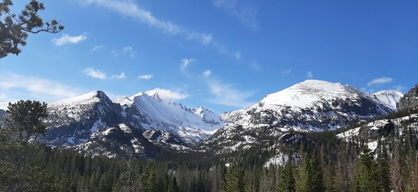 Rocky Mountains from Bear Lake Trail 