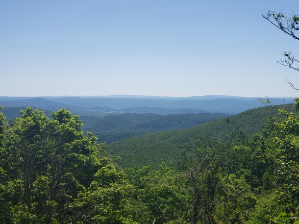 Rolling hills near Richwood West Virginia 