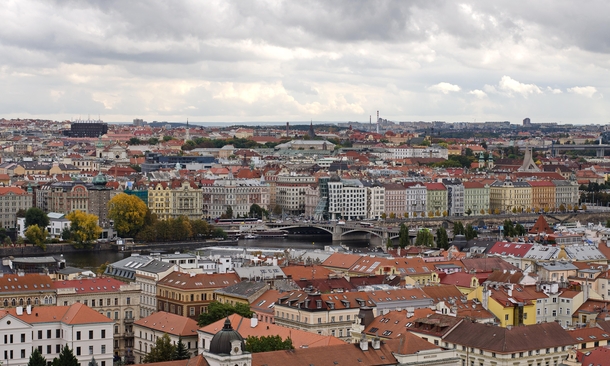 Roofs of Prague Czech Republic