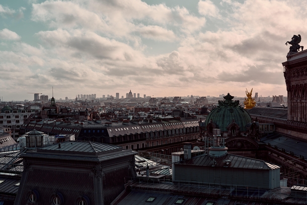 Rooftop adventures in Paris