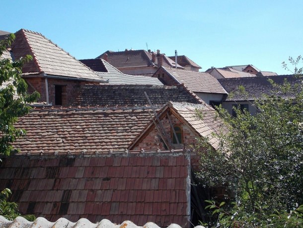 Rooftops in Jina Romania 