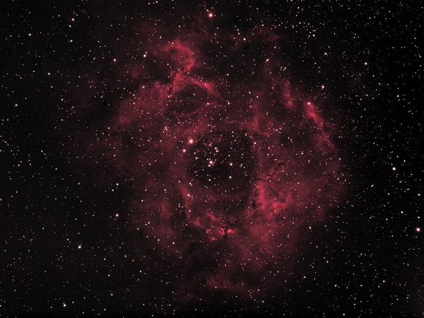 Rosette Nebula light pollution took away some detail but still quite pleased with the result hope you enjoy