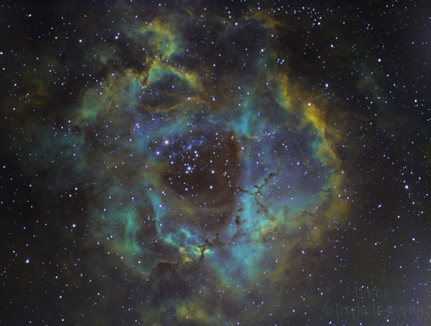 Rosette Nebula Oc  hours total exposure