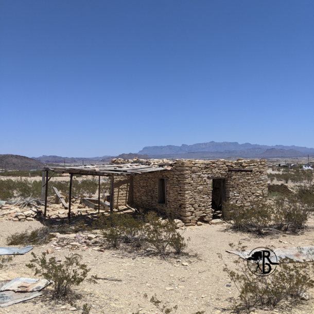 Ruins in Terlingua Texas Where the dead outnumber the living
