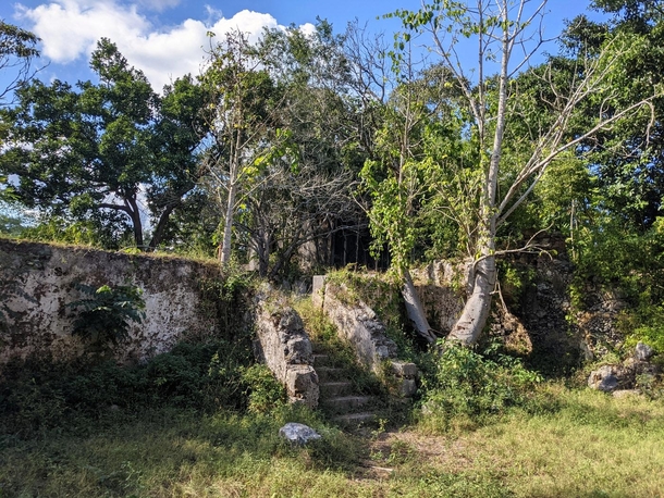 Ruins of a hacienda in Mexico