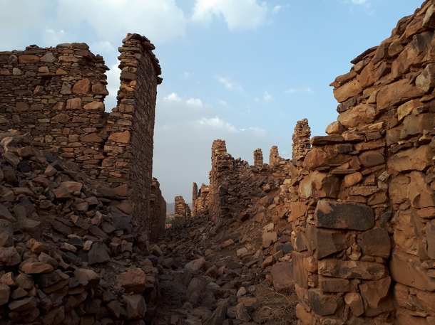 Ruins of an abandoned village I came across while in Morocco