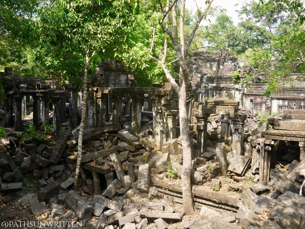 Ruins of Beng Mealea in Cambodia 