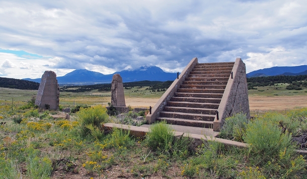 Ruins of the Oakview Mining Camp site of the  La Veta Massacre  La Veta Colorado details in comments