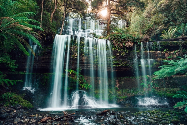 Russell Falls Tasmania Australia 