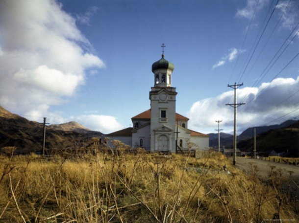 Russian Church Island of Unalaska Alaska 