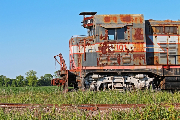 Rusty ol train in Arkansas