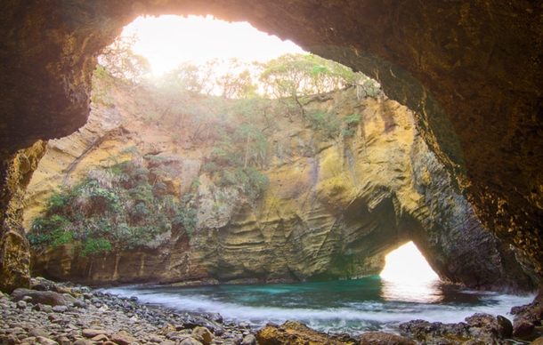 Ryugu sea cave Japan 