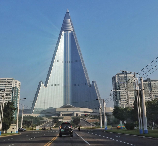 Ryugyong Hotel in North Korea is the tallest unoccupied building in the world