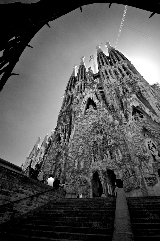 Sagrada familia by Gaudi Barcelona in 