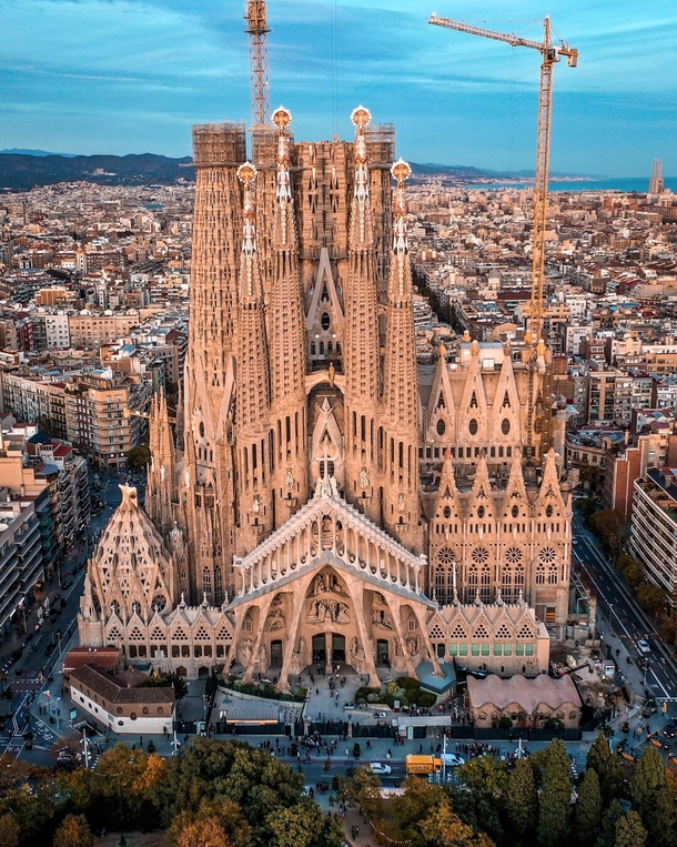 Sagrada familia in Barcelona x