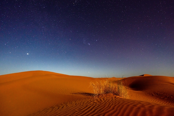 Sahara Morocco at night by Sergey Pesterev 