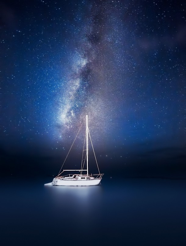 Sailboat  Milky Way  x-post from rPics
