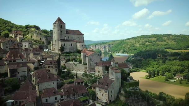 Saint-Cirq Lapopie France Still from a video I made link in comments