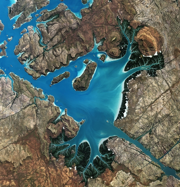 Saint George Basin Australia as seen from ALOS satellite 