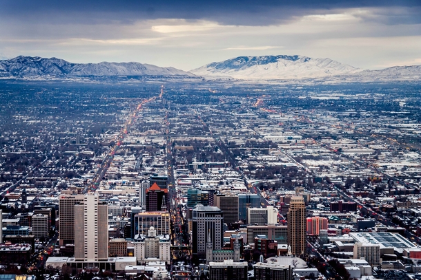 Salt Lake City in the Winter 