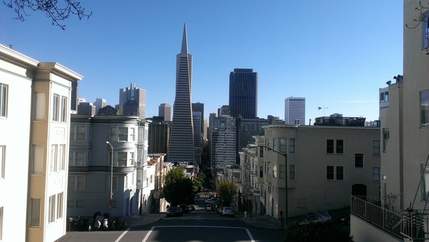 San Francisco as seen from lower Telegraph Hill 