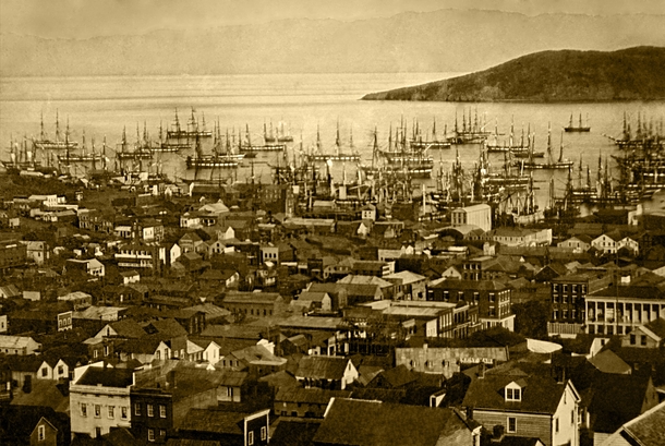 San Francisco Harbor in  