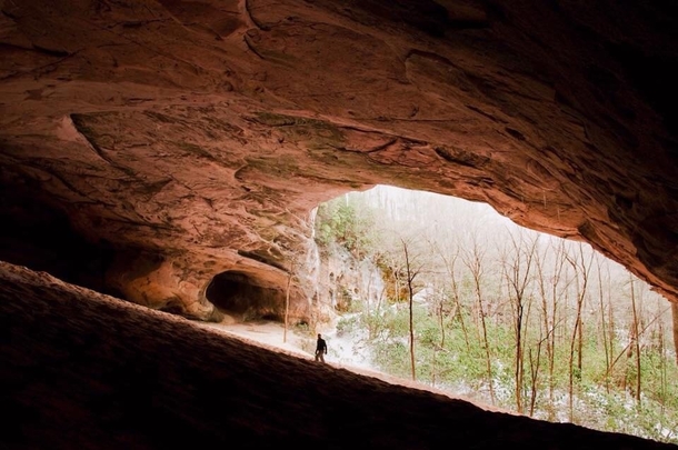 Sand Cave and me Kentucky 