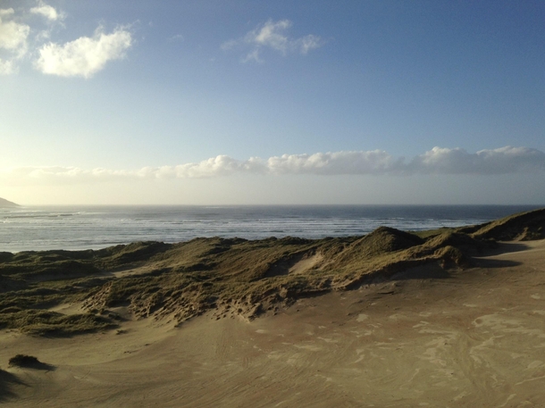 Sand dunes in Co Donegal Ireland 