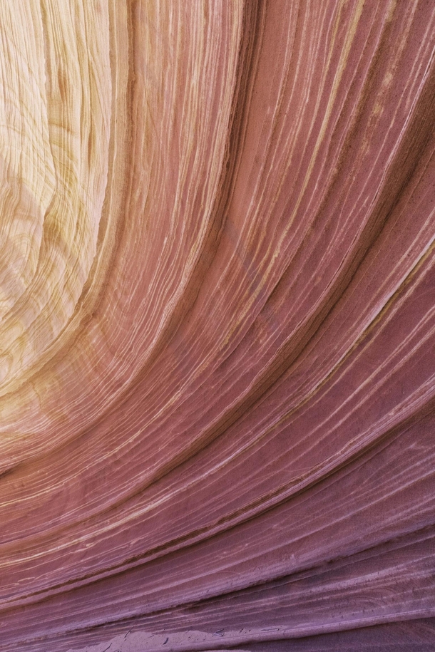 Sandstone striations Southwest Utah USA 