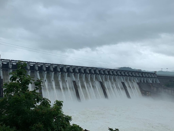 Sardar Sarovar Dam in Gujarat India 