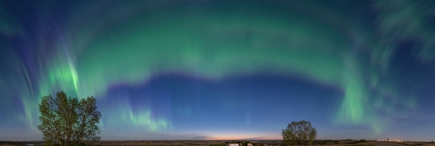 Saskatchewan Canada Aurora Borealis photographed in May  by Gunjan Sinha 