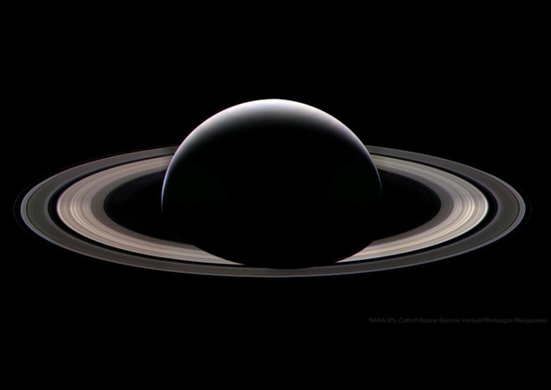 Saturn at night