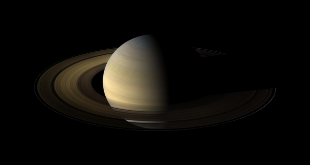 Saturn on its Equinox in  this event occurs every  years