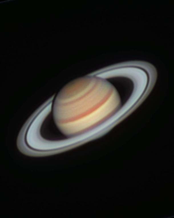 Saturn under excellent conditions with my  telescope