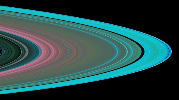 Saturns ring A Credit Cassini
