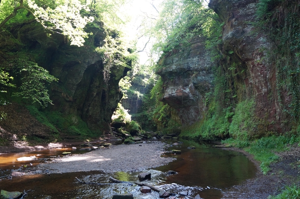 Saw a photo of the Devils Pulpit Killearn Scotland here and figured Id post one I took last year  x  