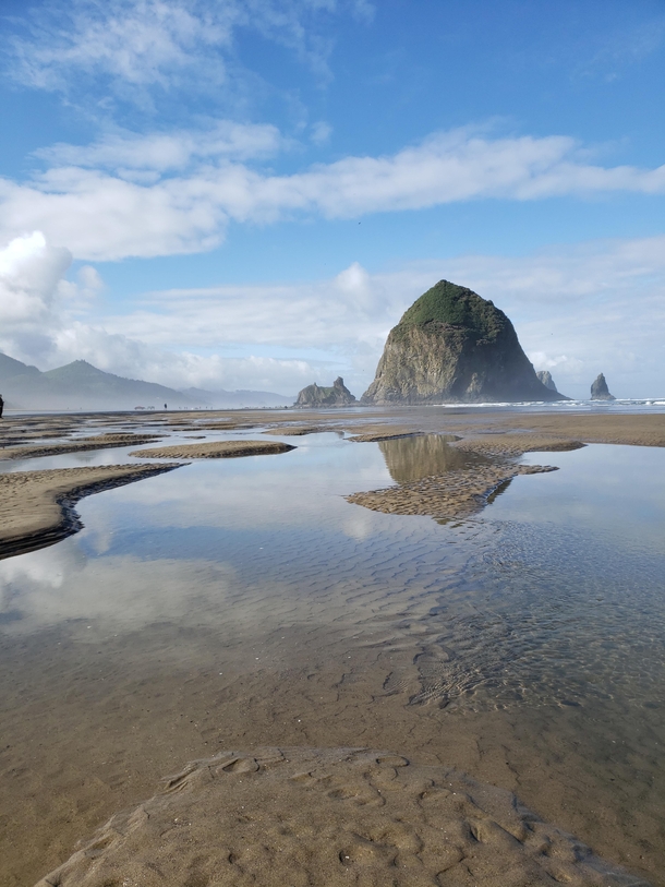 Saw the nicest boulder Haystack Rock Cannon Beach OR 