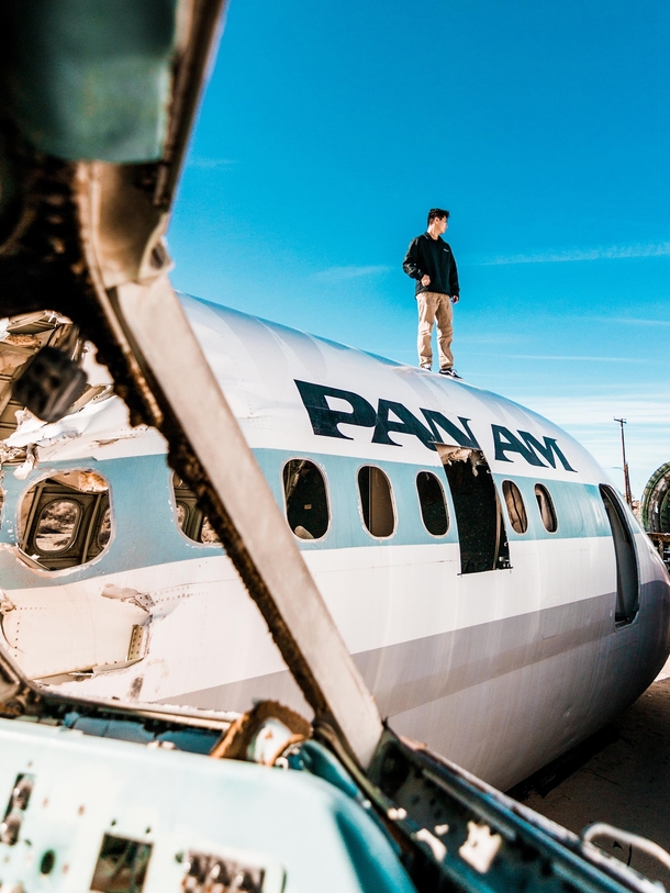 Scrapped Pan Am Plane 