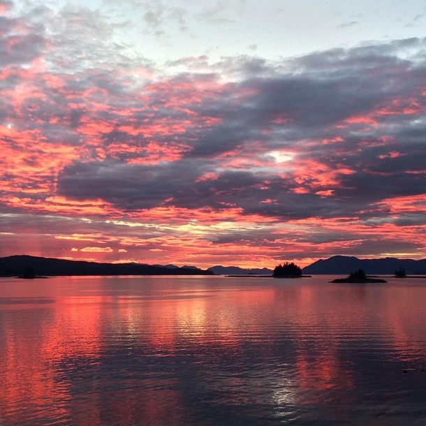 SE Alaskan sunset