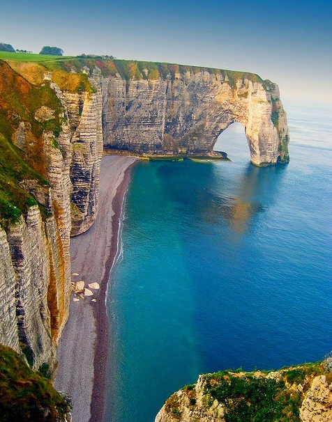 Sea Cliffs in Etretat France 