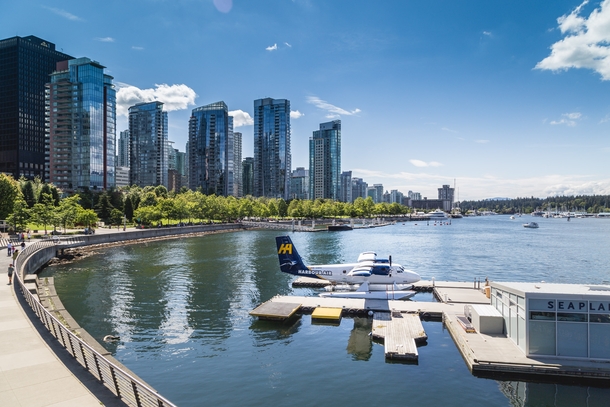 Seaplane Docks in Vancouver BC 