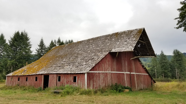 Seaside Oregon Old Barn
