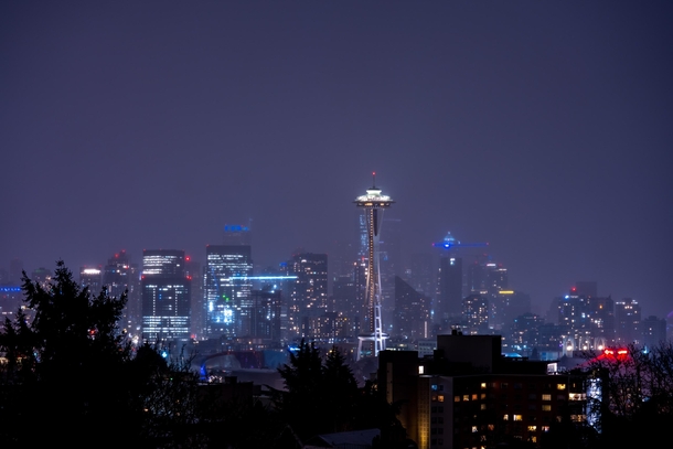 Seattle at night 