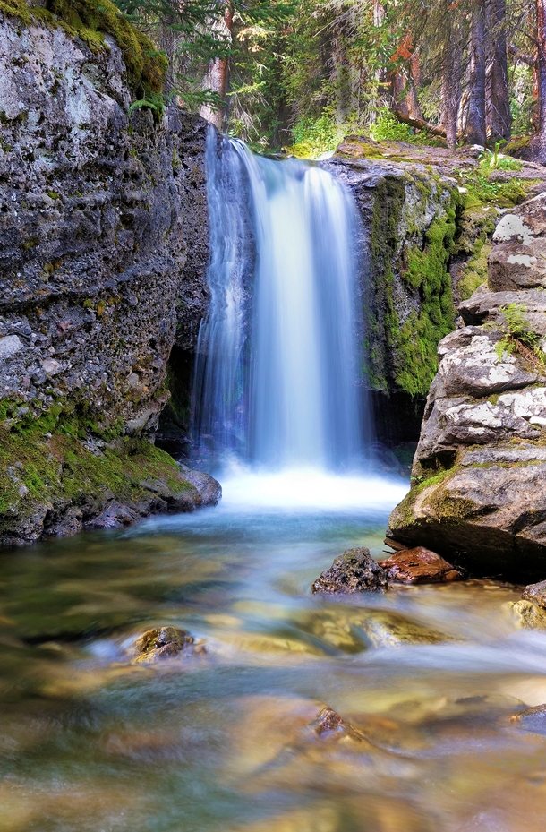 Secret Waterfall near Schofield Pass CO 