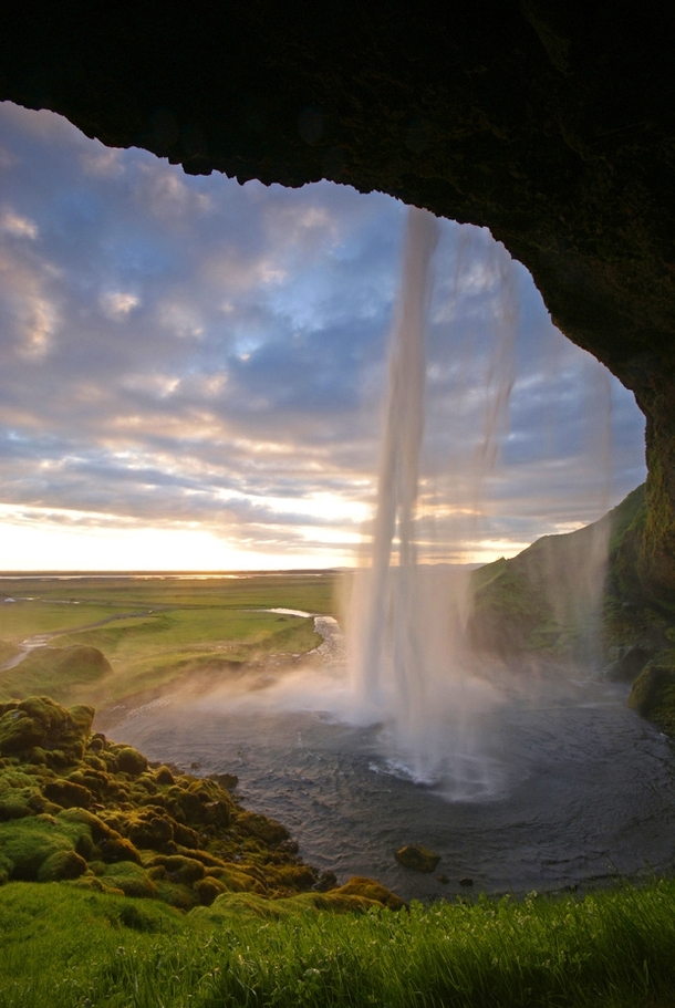Seljalandsfoss waterfall in Iceland 