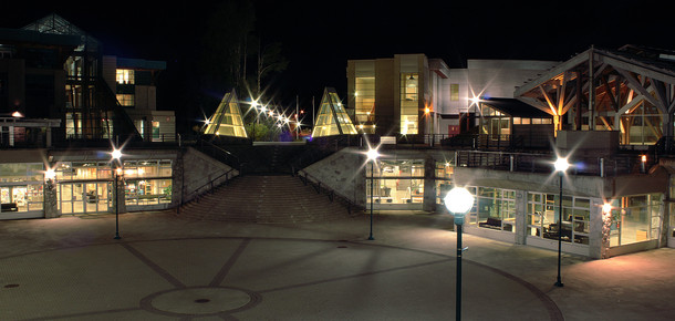 September Night at The University of Northern British Columbia in Prince George