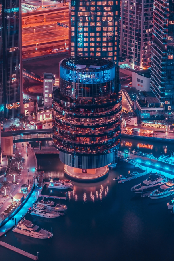 Seven floors of restaurants in Dubai UAE