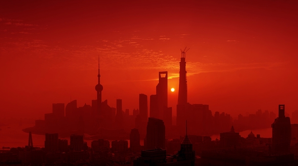 Severe air pollution Shanghai 