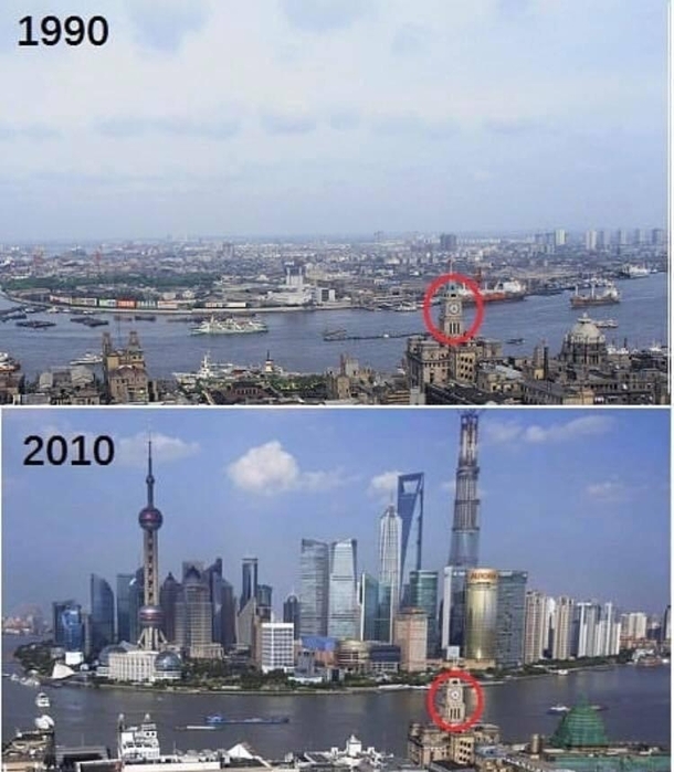 Shanghai after  years
