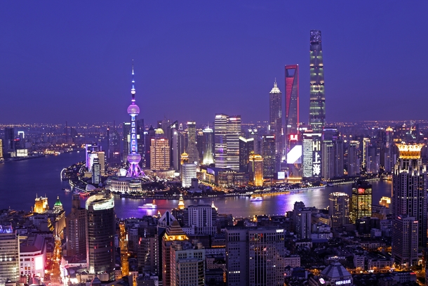 Shanghai Skyline at night 
